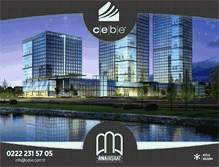 Tablet Screenshot of cebe.com.tr